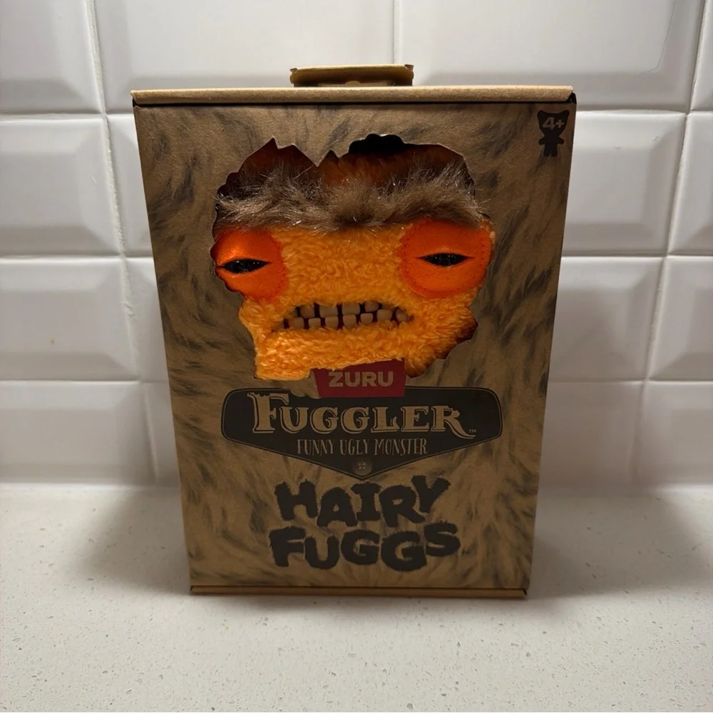 Fuggler Hairy Fuggs Orange Toy New In Box